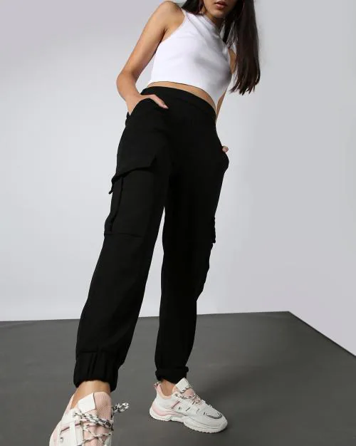 Women Relaxed Fit Cargo Pants
