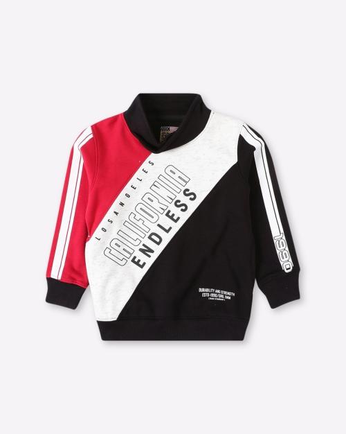 Colourblock Round-Neck Sweatshirt