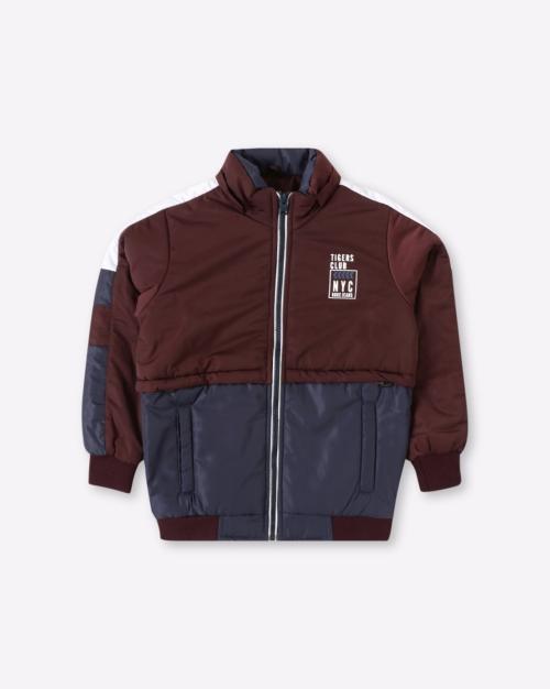 Zip-Front Bomber Jacket with Slip Pockets