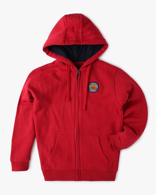 Zip-Up Hoodie with Kangaroo Pockets