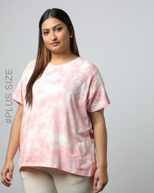 Women Tie & Dye Crew-Neck T-Shirt
