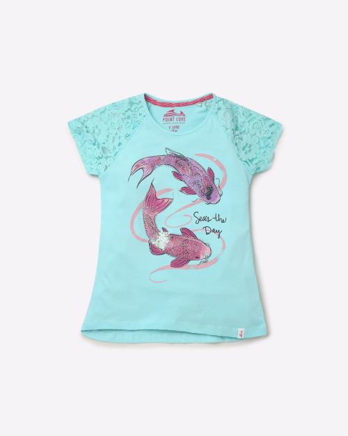 Cotton Round-Neck T-shirt