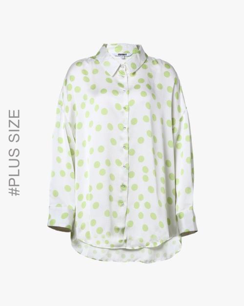 Women Polka-Dot Tailored Fit Shirt
