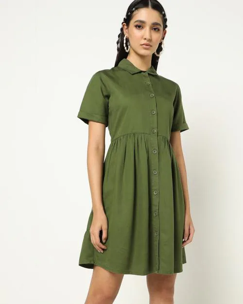 Buy ButtonDown Shirt Dress Online at Best Prices in India JioMart.
