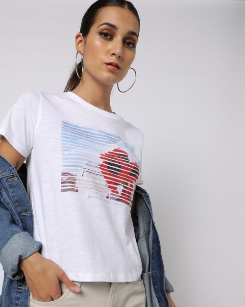 Printed Crew-Neck T-shirt