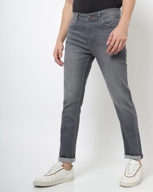 Buy Washed Slim Fit Jeans Online at Best Prices in India JioMart.