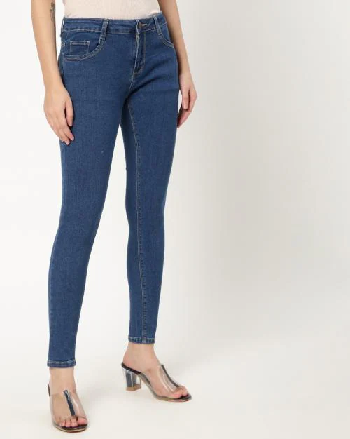 Women Mid-Rise Skinny Fit Jeans