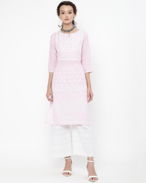 Printed Straight Kurta