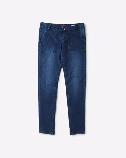 Girls Mid-Rise Skinny Fit Jeans