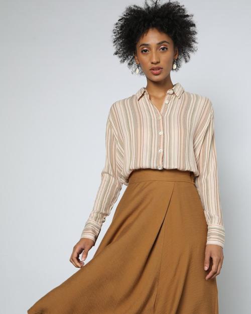 Women Striped Shirt