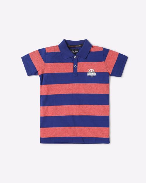 Striped Polo T-Shirt