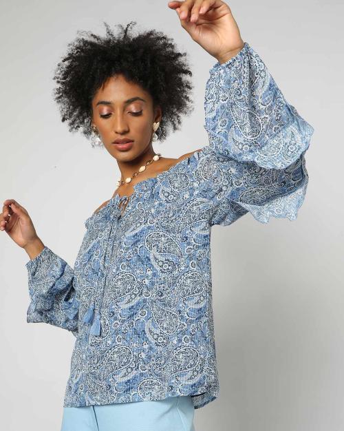 Women Paisley Print Top