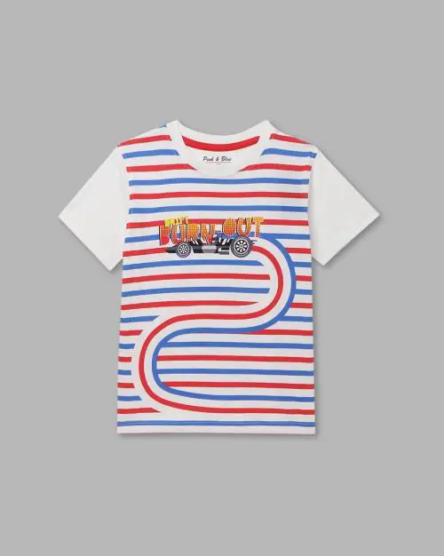 Core Graphic Print Round-Neck T-Shirt