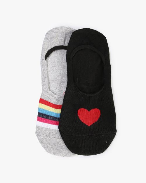 Pack of 2 Assorted Liner Socks