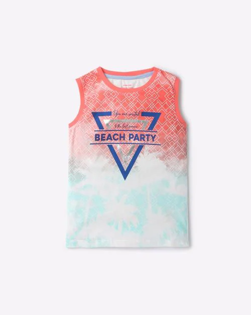 Graphic Print Crew-Neck T-Shirt