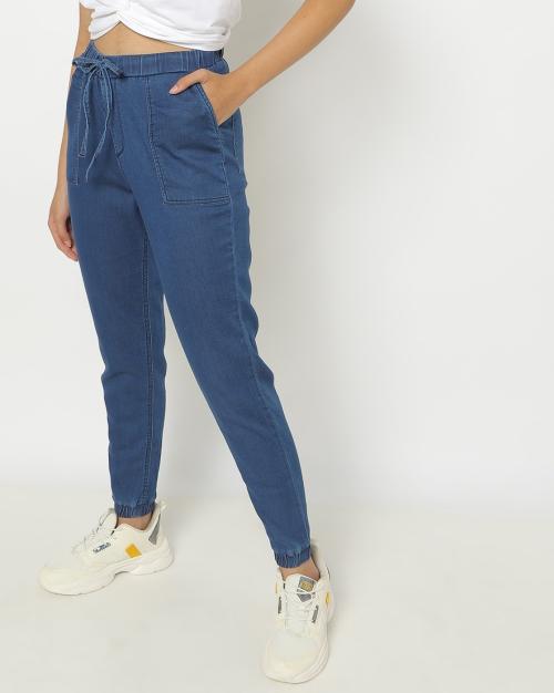 Jogger Pants with Drawstring Fastening