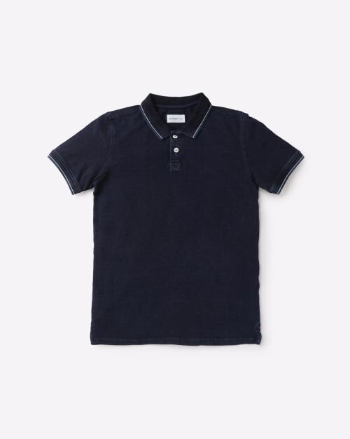 Pique Knit Slim Fit Polo T-Shirt