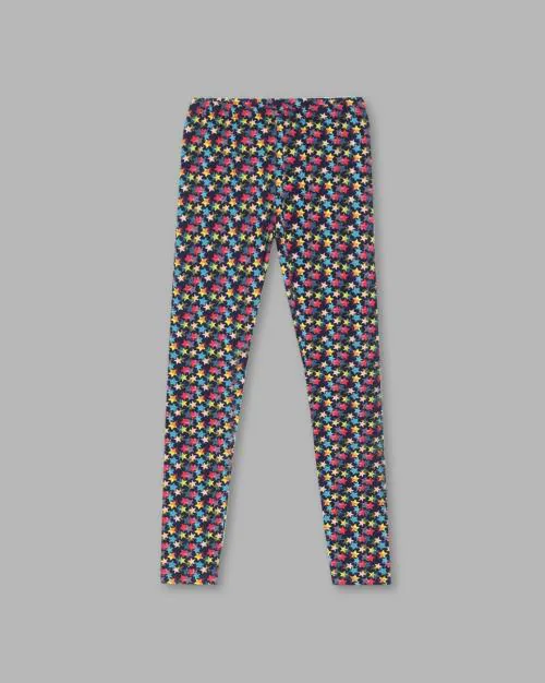 Star Print pants with Elasticated Waistband