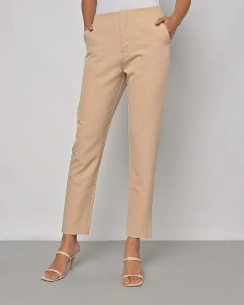 Women Tapered Fit Trousers