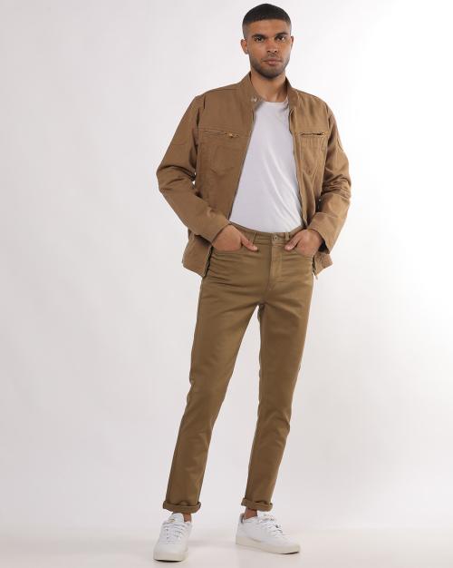 Mid-Rise Slim Tapered Chinos