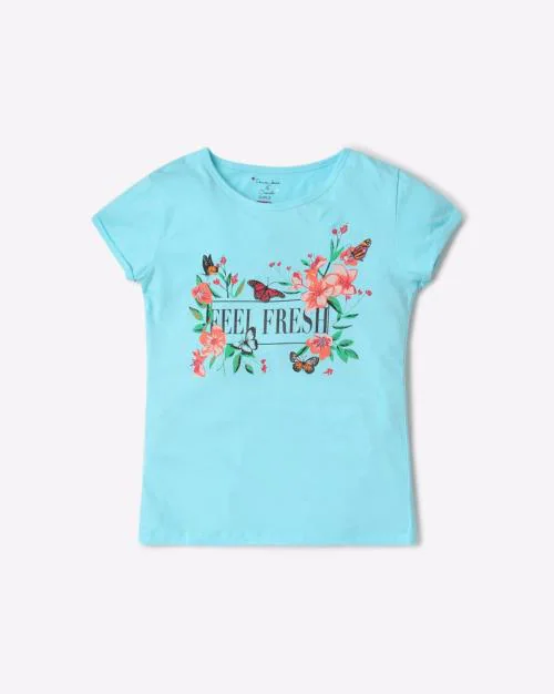 Printed Round-Neck T-Shirt