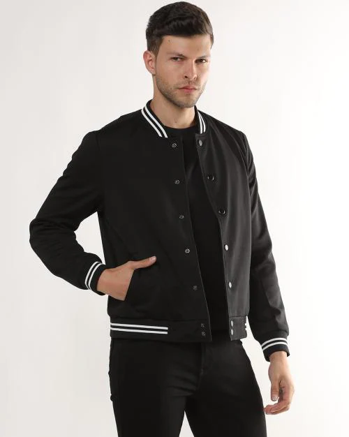 Button-Down Bomber Jacket