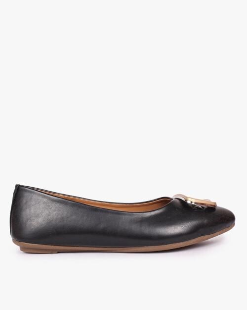 Ballerinas with Metal Accent