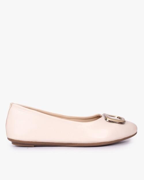 Ballerinas with Metal Accent