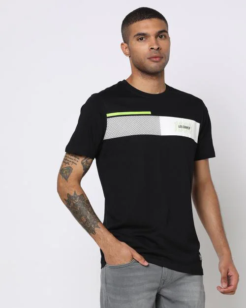 Regular Fit Printed Crew-Neck T-Shirt