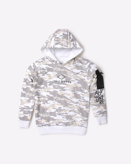 Camouflage Print Hoodie
