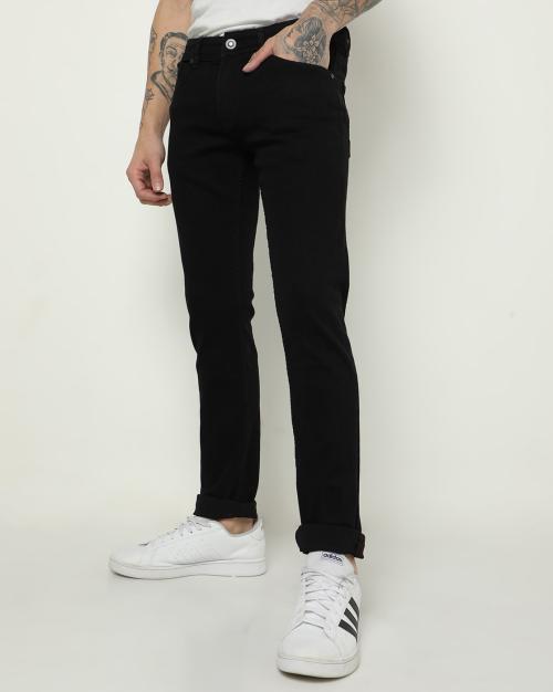 Low-Rise Slim Fit Jeans