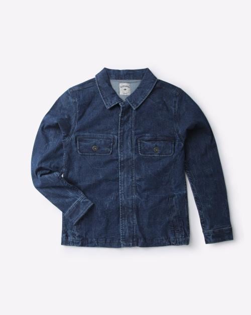 Lightly Washed Denim Jacket