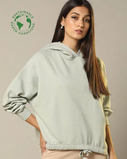 Hoodie with Drawstring Waist