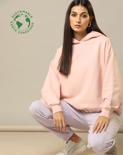 Hoodie with Drawstring Waist