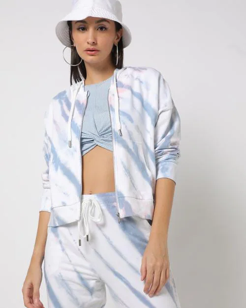 Tie & Die Zip-Front Hoodie