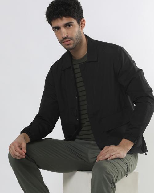 Light Commuter Jacket with Flap Pockets