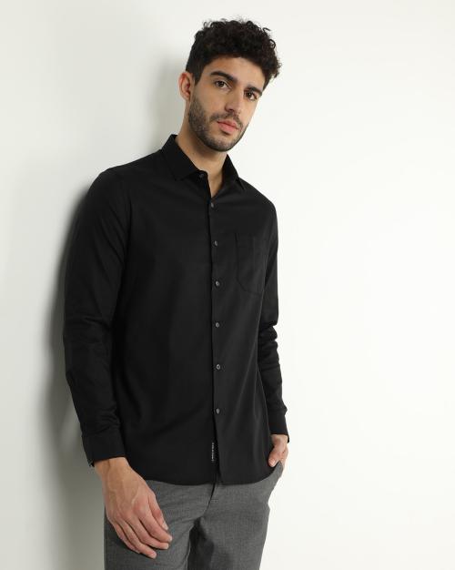 Slim Fit Cotton Royal Oxford Shirt