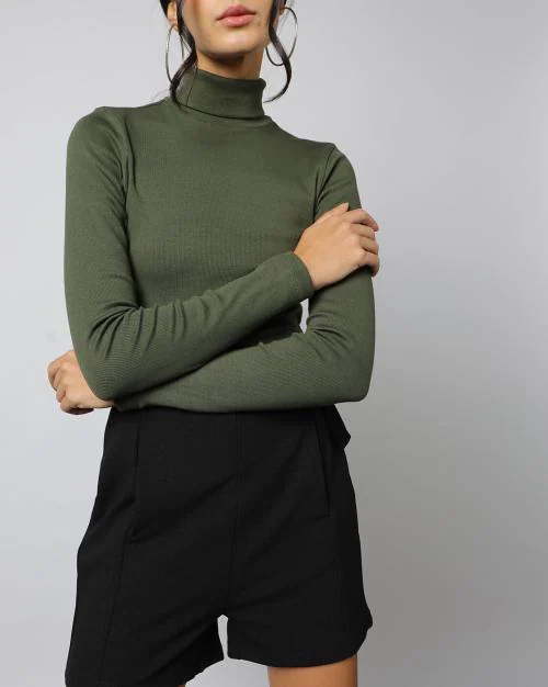 Women High-Neck T-shirt