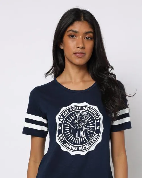 Graphic Print Crew-Neck T-shirt