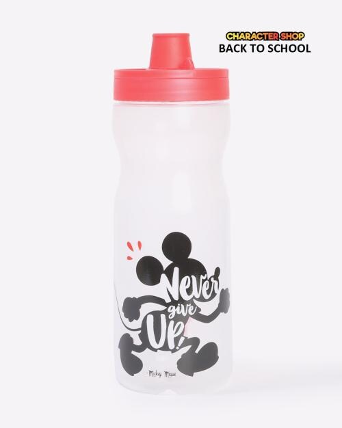 Mickey Mouse Print Water Bottle