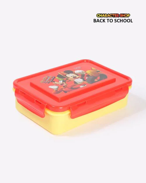 Mickey Mouse Print Lunch Box Set