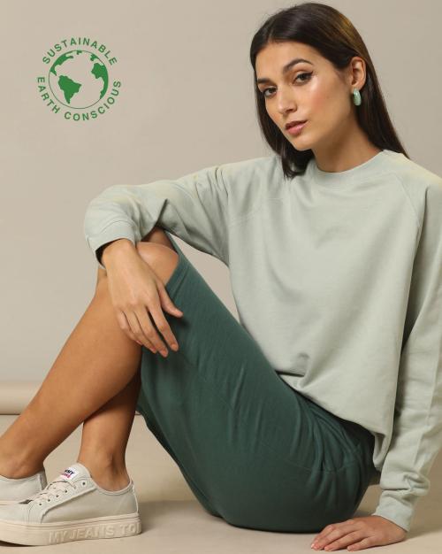 Sweatshirt with Raglan Sleeves