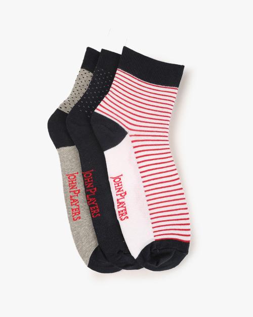 Pack of 3 Ankle-Length Socks