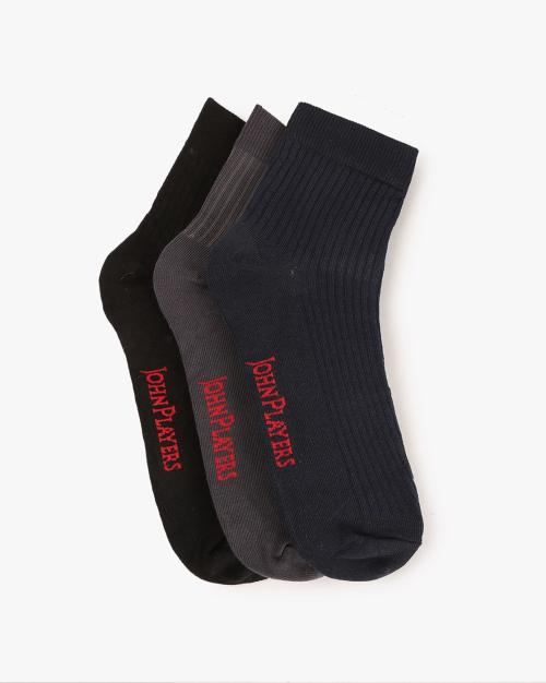 Pack of 3 Ribbed Socks