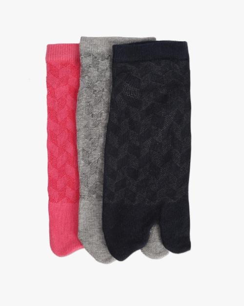 Pack of 3 Geometric Pattern Socks