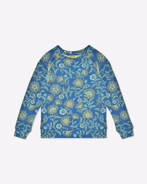 Floral Print Round-Neck Top