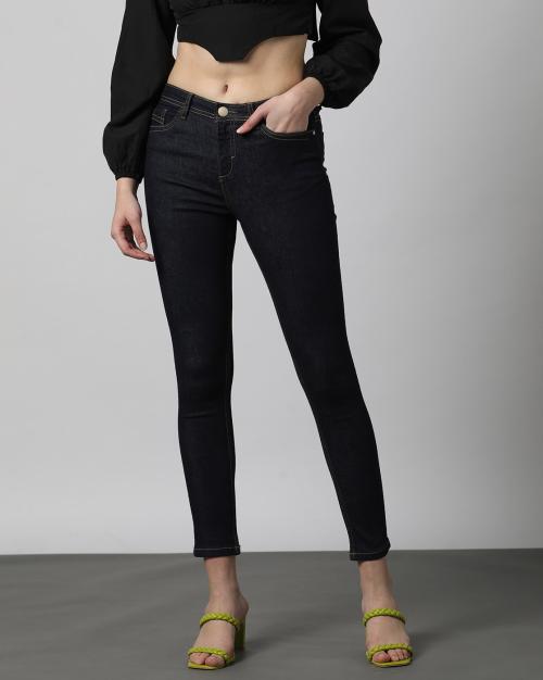 Women Mid-Rise Skinny Fit Jeans