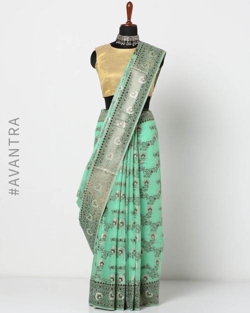 Floral Pattern Saree