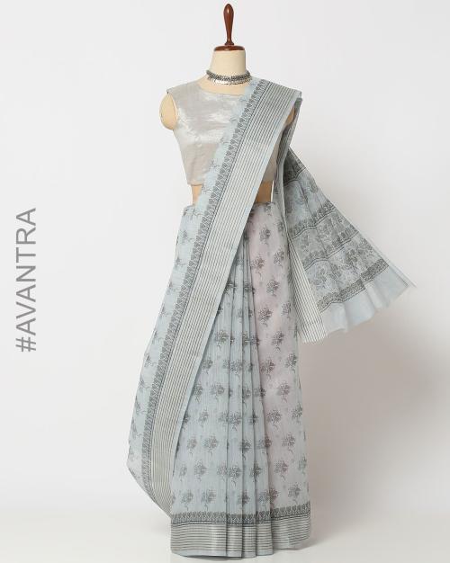 Floral Print Saree