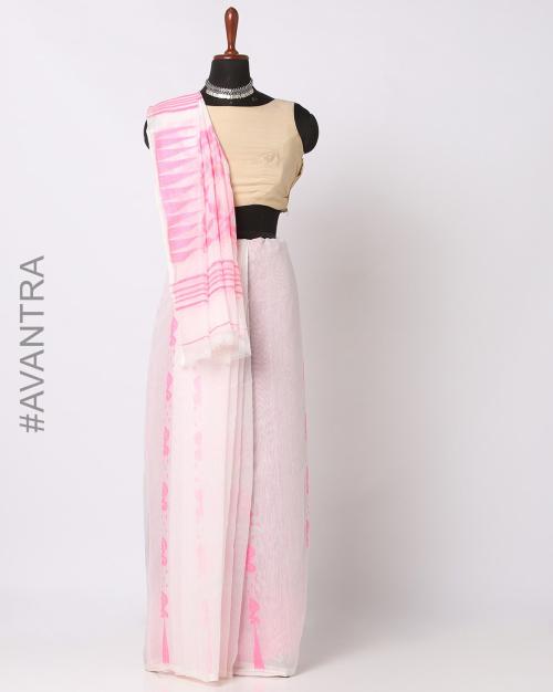 Floral Pattern Jamdani Saree